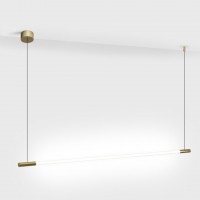 DEINZE HL 5W/8W 48V Závěsné svítidlo, nast. směr svícení, základna kov, povrch mosaz, difuzor plast opál, LED 5W/400lm, 8W/640lm, teplá 3000K, Ra90, 48V, IP20, tř.1, rozměry dle typu.