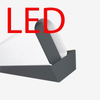 AULA nástěnné Nástěnné svítidlo, základna kov, povrch bílá/černá, difuzor sklo opál akrylátové, LED 8W/16W/7,8W/24W/11,7W/32W/15,6W/40W/19,5W, teplá 3000K/neutrální 4000K, stmív DALI, 230V, IP20, tř.1, 120x95mm, délka dle typu