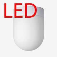 RETRO LED Stropní, přisazené svítidlo, základna hliník, povrch bílá, černá, difuzor sklo triplex opál, LED 4,9W/7,9W, teplá 3000K, nebo neutrální 4000K, 230V, IP40, tř.1, rozměry dle typu