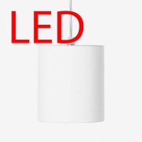 ELIOS LED Závěsné svítidlo, základna hliník, povrch bílá, černá, difuzor sklo akrylát opál, LED 7,9W/5,7W, teplá 3000K, nebo neutrální 4000K, 230V, IP20, tř.1, rozměry 120x135mm, vč lankového závěsu l=1500mm lze zkrátit