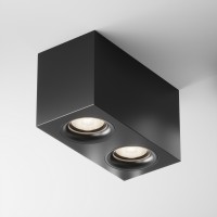 GENITOR PL RC 2x50W, GU10 Stropní, přisazené, bodové svítidlo, těleso kov, povrch černá/bílá, pro žárovku 2x50W, GU10, 230V, IP20, rozměry 200x100x115mm.