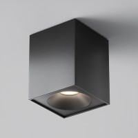 GERITE SQ 1x50W, GU10, IP65 Stropní, přisazené, bodové svítidlo do koupelny, těleso kov, povrch černá/bílá, pro žárovku 1x50W, GU10, 230V, IP65, rozměry 90x90x115mm.