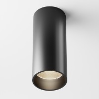 GENERO PL I 12W Stropní, přisazené, bodové svítidlo, těleso kov, povrch černá/bílá/mosaz, LED 12W, teplá 3000K/neutrální 4000K, 900lm, vyzař. úhel 50°, stmív. TRIAC dle typu, 230V, IP20, rozměry d=52mm, h=125mm.