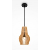 INCIPIO HL I 1x40W, E27 Závěsné svítidlo, těleso kov, povrch černá, stínítko dřevo světlé, pro žárovku 1x40W, E27, 230V, IP20, tř.1, rozměry dle typu.
