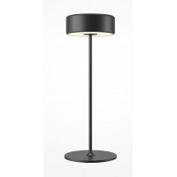 INCLINO TL 3W, USB Stolní lampa, těleso kov, povrch černá/zlatá/bílá, difuzor plast opál, LED 3W, 120lm, teplá 3000K, stmívání, napájení USB baterie, IP20, tř.3, rozměry d=130mm, h=345mm.