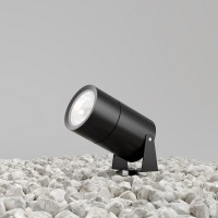 INTUS FL 5W/15W/30W, IP65 Venkovní, bodové svítidlo, nastav. směr svícení, těleso hliník, povrch černá grafit/bílá, krycí sklo čiré, LED 5W/15W/30W, teplá 3000K, Ra80, 230V, IP65, tř.1. rozměry dle typu, s bodcem do záhonu.