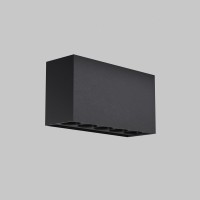 STUK PL 10W IP54 Stropní přisazené venkovní svítidlo, těleso kov, povrch černá grafit, krycí sklo čiré, LED 10W, 700lm, teplá 3000K, 230V, IP54, Ra80, tř.1, rozměry 150x80x50mm.
