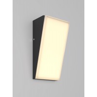 JEHUS WL 10W, IP54 Nástěnné venkovní svítidlo, těleso hliník, povrch černá grafit, difuzor plast opál, LED 10W, 1100lm, teplá 3000K, Ra80, 230V, IP54, tř.1, rozměry 90x180x70mm, svítí dolů