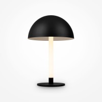 KAZI TL 8W Stolní lampa, těleso kov, povrch černá, difuzor plast opál, LED 8W, 750lm, teplá 3000K, 230V, IP20, tř.2, rozměry d=300mm, h=450mm.