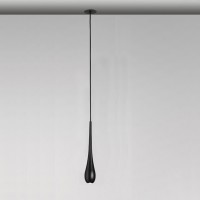 TRUNK LED Vestavné, závěsné bodové svítidlo, materiál hliník, povrch černá mat, LED 1x6W, 700mA, teplá 3000K, neutrální bílá 4000K, vyzařovací úhel 47°, nebo 56°, IP20, rozměry d=50mm, závěs h=max.2500mm, lze zkrátit