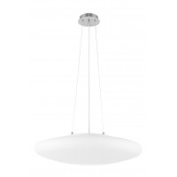 COVERY 60W E27 230V IP20 Závěsné svítidlo, základna kov, povrch chrom mat, difuzor sklo opál, pro žárovku 60W, E27, 230V, IP20, rozměry dle typu, vč.závěsného kabelu, lze zkrátit