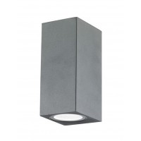 VIKAS WALL 2X35W GU10 IP54 Nástěnné venkovní svítidlo, základna hliník, povrch tmavě šedá, pro žárovku 2X35W, GU10, 230V, IP54, rozměry 67X80X150mm, svítí nahoru/dolů