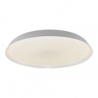 PISO Stropní svítidlo, těleso kov, povrch šedá, nebo bílá mat, difuzor plast opál, LED 22W, 1600lm, teplá 2200-2700K dim to warm, Ra80, stmív TRIAC, 230V IP20, d=365mm