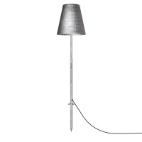 FUSE SPEAR Stojací venkovní lampa, základna kov, stínítko kov galvanizovaná ocel s otvory, pro žárovku 1X60W, E27, A60, 230V, IP44, tř.2, rozměry 350X1290-1650mm, přívodní kabel 5000mm