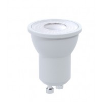LED žárovka 4W, GU10 MR11, 70° d=35mm světelný zdroj LED žárovka bodová, těleso plast, bílá, difuzor plast čirý, LED 4W, GU10 MR11, teplá 3000K nebo neutrální 4000K, 370lm/400lm, vyzař. úhel 70,°Ra80, 230V, IP20, tř.1, rozměry d=35mm, l=46mm, životnost 20 000hod