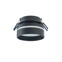 MUJET 1x10W, GU10, IP20 Stropní podhledové svítidlo, těleso hliník, povrch bílá nebo černá, difuzor plast opál,  pro žárovku 1x10W, GU10, 230V, IP20, tř.1, rozměry d=80mm, h=70mm, otvor d=67mm