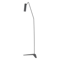 JOLIONO F Stojací lampa, nastavitelný směr svícení, těleso kov, povrch bílá/černá grafit/černá, pro žárovku 1x35W, GU10, 230V, IP20, tř.1, rozměry 500x1600mm, vč vypínače na kabelu