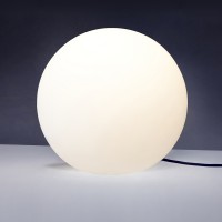 BERENIE Ball Záhradní venkovní svítidlo, základna kov, difuzor plast PE opál, pro žárovku 1x40W/1x60W, E27, 230V, IP44, tř.1, rozměry dle typu, vč napájecího kabelu l=3000mm