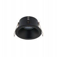 LASLIE 1x15W, GU10, IP54/IP20 Stropní podhledové bodové svítidlo, těleso hliník, povrch bílá nebo černá, difuzor sklo, pro žárovku 1x15W, GU10, 230V, IP54/IP20, tř.1, rozměry d=85mm, otvor d=75mm