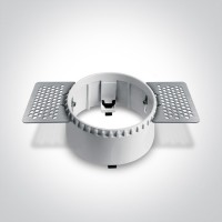 IZEGE V 1x10W GU10 bezrámečkové Podhledové, bodové, komínkové, bezrámečkové, Darklight, svítidlo, těleso hliník, povrch bílá, pro žárovku 1x10W, GU10, MR16, 230V, IP20, rozměry d=85mm, h=41mm, BEZ REFLEKTORU