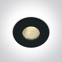 LUTYCH BI 12W, IP65 Stropní, podhledové, bodové, Darklight, svítidlo, těleso hliník, povrch černá/bílá/surový, LED 12W, 1100lm, teplá 3000K, stmívatelné, 700mA, do koupelny IP64/IP65 dle typu, tř.3, rozměry d=83mm, h=85mm, driver SAMOSTATNĚ