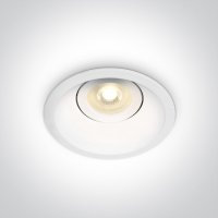 MANEN BI II 1x10W GU10 Podhledové, bodové, svítidlo, těleso hliník, povrch bílá, pro žárovku 1x10W, GU10, MR16, 230V, IP20, rozměry d=104mm, h=45mm