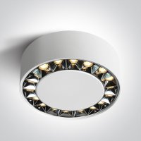 THUIN PL 6W/12W/20W/24W Stropní přisazené bodové buňkové svítidlo, těleso kov, povrch bílá/černá, LED 6W/480lm, 12W/960lm, 20W/1600lm, 24W/1900lm, teplá 3000K, Ra90, vyzař. úhel 38°, 230V, IP20, tř.1, rozměry dle typu.