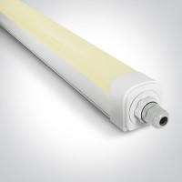 KMOT 15W/30W/50W CCT IP66 Přisazen/závěsné, průmyslové, prachotěsné svítidlo, těleso plast, povrch bílá, difuzor plast opál, LED 15W/1725lm, 30W/3450lm, 50W/5750lm, přepín teplota CCT teplá 3000K/neutr 4000K/denní 6000K, Ra80, 230V, IP66, rozměry dle typu.