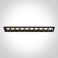 LESEI BI 20W/40W Stropní podhledové, bodové, svítidlo, těleso kov, povrch bílá, LED 20W/1600lm, 40W/3200lm, teplá 3000K, vyzař. úhel 38°, 230V, IP20, tř.2, rozměry dle typu.