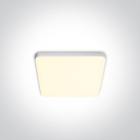 LUK BI SQ 10W/14W/20W Stropní podhledové svítidlo, základna hliník, povrch bílá, difuzor plast opál, LED 10W/1150lm, 14W/1610lm, 20W/2300lm, teplá 3000K/neutrální 4000K, Ra80, 230V, IP20, tř.2, rozměry dle typu.