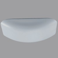 IMAGO LED Stropní svítidlo, zákl kov, povrch šedá, dif plast polykarbonát/PMMA opál, LED 40W/49W, 5190lm/5420lm, 6460lm/6750lm, teplá 3000K/neutrální 4000K, stmív 1-10V/DALI, 230V, do koupelny IP44, IK10, tř.1, rozměry 670x360x145mm.