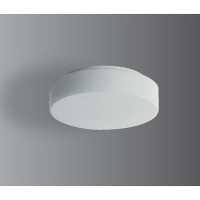 ELSA 1 - IP20, ELSA 1 IP - IP44, D=250mm Stropní svítidlo, základna kov, povrch bílá, difuzor sklo opál mat, pro žárovku, nebo LED, Ra80, 230V, do koupelny IP44, tř.1, "F", d=250mm, h=84mm, úchyt skla bajonet