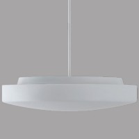 EDNA P5 D=490MM Závěsné svítidlo, materiál kov, povrch bílá, stínítko sklo opál, pro žárovku 3x60W, E27 nebo LED, 230V, IP41, tř.1, rozměry d=490mm, tyčový závěs dle typu.