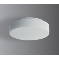 ELSA 2 LED 11W/15W IP44 DO KOUPELNY D=300MM Stropní svítidlo, základna kov, povrch bílá, difuzor sklo triplex opál mat, pro žárovku E27, nebo zářivku, 230V, zvýšené krytí IP44, nebo IP20, symbol "F", d=300mm, h=86mm, úchyt skla bajonet - pootočení