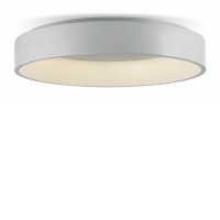 HOOP Stropní, přisazené svítidlo, těleso kov, povrch bílá, difuzor plast mat, LED 32W/1680lm, 42W/2410lm, 62W/3680lm, teplá 3000K, Ra80, stmív CASSAMB, nebo DALI, 230V, IP20, tř.1. rozměry dle typu, tvar mezikruží prstenec