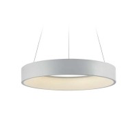 HOOP závěsná LED 32W/42W/62W Závěsné svítidlo, těleso kov, povrch bílá, difuzor plast mat, LED 32W/1680lm, 42W/2410lm, 62W/3680lm, teplá 3000K, Ra80, 230V, IP20, tř.1. rozměry dle typu, tvar mezikruží prstenec