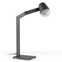 OSLO 4W E14 Stolní lampa, materiál kov, povrch bílá, nebo černá, pro žárovku 4W, E14, 230V, IP20, tř.2, ramena 490 + 310mm, výška h=650mm, hlavice d=130mm, vypínač na kabelu