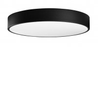 EDAM 80W CCT Stropní svítidlo, těleso kov, povrch bílá/černá, difuzor plast opál, LED 80W, 6020lm, přepín CCT teplota teplá 3000K/neutrální 40000K, stmívatelné dle typu, Ra80, 230V, IP20, rozměry d=800mm, h=60mm.