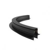 HOROS oblouková lišta 64x46,5 Oblouková lišta pro vestavný magnetický systém, materiál hliník, povrch černá, 48V, rozměry 64x46,5mm, délka dle typu