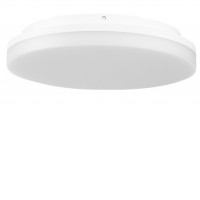 NODU RO 24W, CCT, RGB, IP54 Stropní venkovní svítidlo, plast, bílá, difuzor plast opál, LED 24W, 2350lm, ovl smart telefon Tuya, WiFi, stmívání, nast teplota CCT teplá 3000K - denní 6000K, Ra80, RGB, 230V, IP54, d=280mm, h=51mm