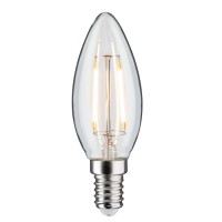 LED žárovka SVÍČKOVÁ C35 E14 2,5W ČIRÁ 220LM Světelný zdroj, žárovka, tvar svíčková, sklo čiré, LED 2,5W, E14, teplá 2700K, 250lm, Ra80, 230V, střední životnost 15.000 hod, 50.000 zap/vyp, d=35mm, l=97mm