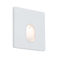 PREM WAND EBL Vestavné svítidlo do stěny čtvercové, materiál plast, bílá, LED 1,7W, teplá 2700K, 110lm, 230V, IP20, tř.2, 78x78x35mm, svítí dolů, montáž do KU68