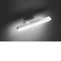 GRIESBACH Nástěnné svítidlo, těleso kov, povrch chrom lesk, difuzor plast opál, LED 10W/1100lm, 14W/1540lm, 20W/2200lm, teplá 3000K/neutrální 4000K, 230V, IP20, rozměry dle typu.