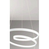 RAPPEN HL 55W/70W CCT Závěsné svítidlo, lustr, těleso hliník, povrch bílá/šedá/skořicová, difuzor plast opál, LED 55W/4400lm, 70W/5600lm, přepín CCT teplá 3000K-denní 6000K, stmív., 230V, IP20, tř.1, rozměry dle typu, vč závěs lanka 1500mm, lze zkr.