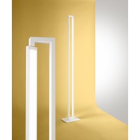 STRAU FL 27W CCT Stojací lampa, nast. směr svícení, těleso hliník, povrch černá/bílá, difuzor plast opál, LED 27W, 2495lm, dotyk CCT teplá 3000K-denní 6000K, dotyk stmívání, 230V, IP20, tř.1, rozměry 240x190mm, h=1610mm.