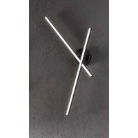 ZANE WL/PL 29W CCT Nástěnné nebo stropní svítidlo, těleso kov, povrch bílá/černá, dif plast opál, LED 29W, 2030lm, přepín CCT teplá 3000K-neutr 4000K-denní 6000K, stmív., Ra80, 230V, IP20, tř.1, rozměry 1105x100mm.