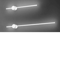 MISKE 12W/20W IP54 Nástěnné svítidlo, těleso hliník, povrch bílá/černá, dif plast opál, LED 12W/1100lm, 20W/2050lm, teplá 3000K, Ra90, 230V, IP54, tř.1, rozměry dle typu.