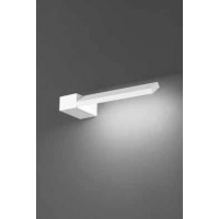 KOŠAU WL 14W CCT Nástěnné svítidlo, nast. směr svícení, hliník, bílá/černá, dif. plast opál, LED 14W, 1120lm, přepín. CCT teplá 3000K/neutr 4000K/denní 6000K, Ra80, 230V, IP20, rozměry 310x40x100mm.