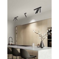 MIRKOS WL/PL 10W/30W Nástěnné nebo stropní bodové svítidlo, nast. směr svícení, těleso hliník, povrch bílá/černá, LED 10W/1120lm, 30W/3185lm, teplá 3000K, Ra90, 230V, IP20, tř.1, rozměry dle typu.