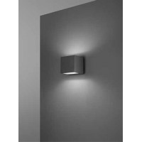 ZHANG WL 10W IP65 Nástěnné venkovní svítidlo, nast. těleso hliník, povrch černá grafit/šedá, dif sklo, LED 10W, 850lm, teplá 3000K, Ra80, 230V, IP65, tř.1, rozměry 90x85x85mm, svítí nahoru/dolů.
